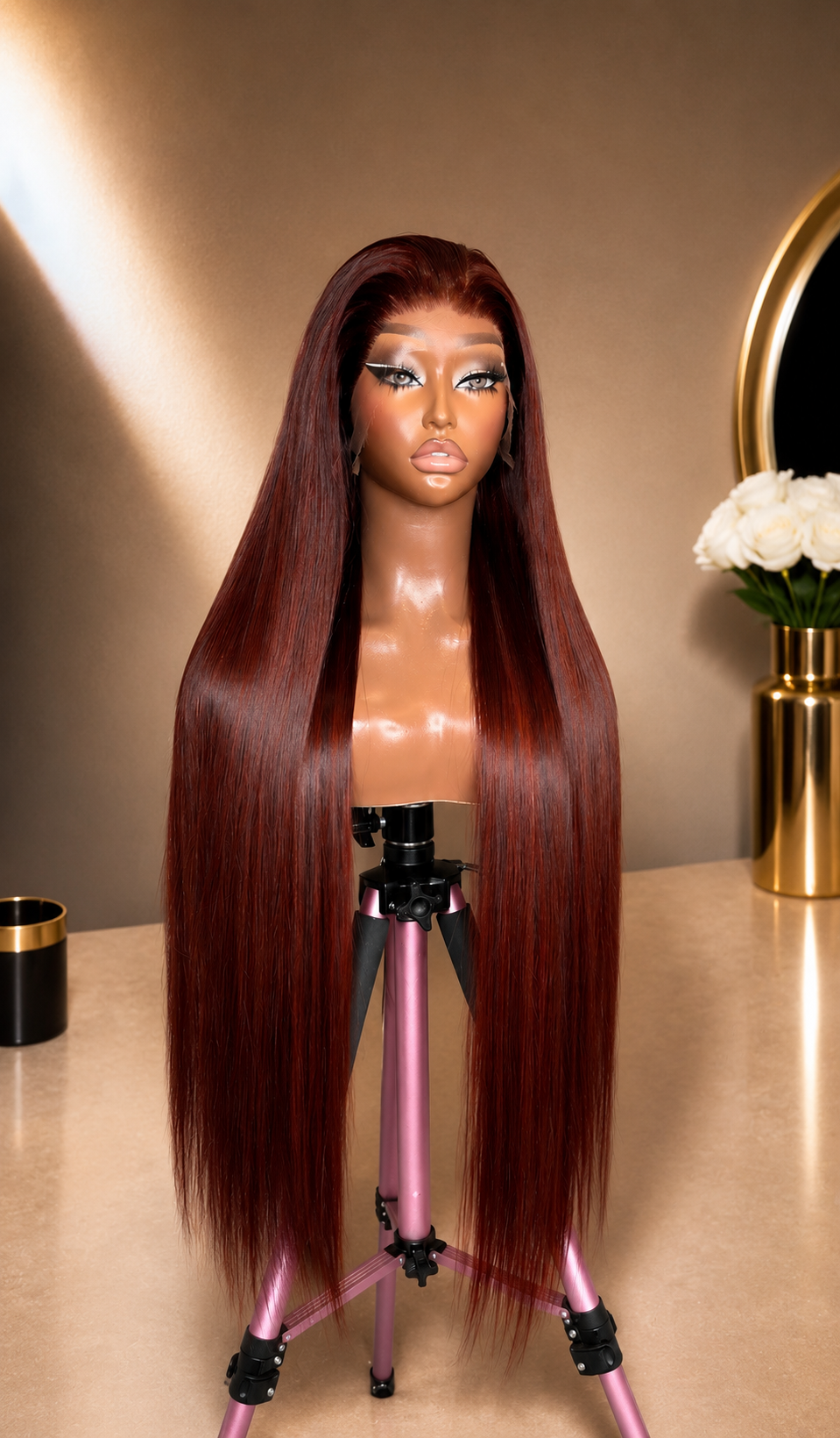 Raya Sleek Reddish Wig